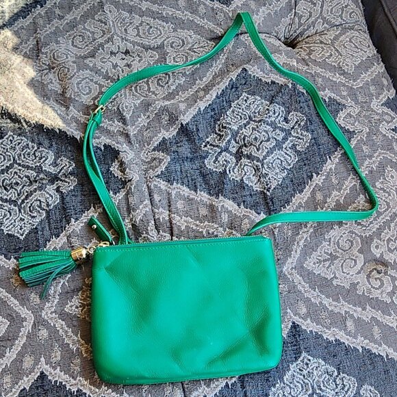 Talbots Green Crossbody Bag - Picture 3 of 13